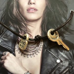 Brand New Uno de 50 Silver Lock & Key Bracelet